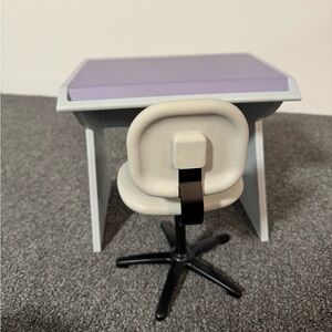 American Girl - Mini Computer Desk & Chair
